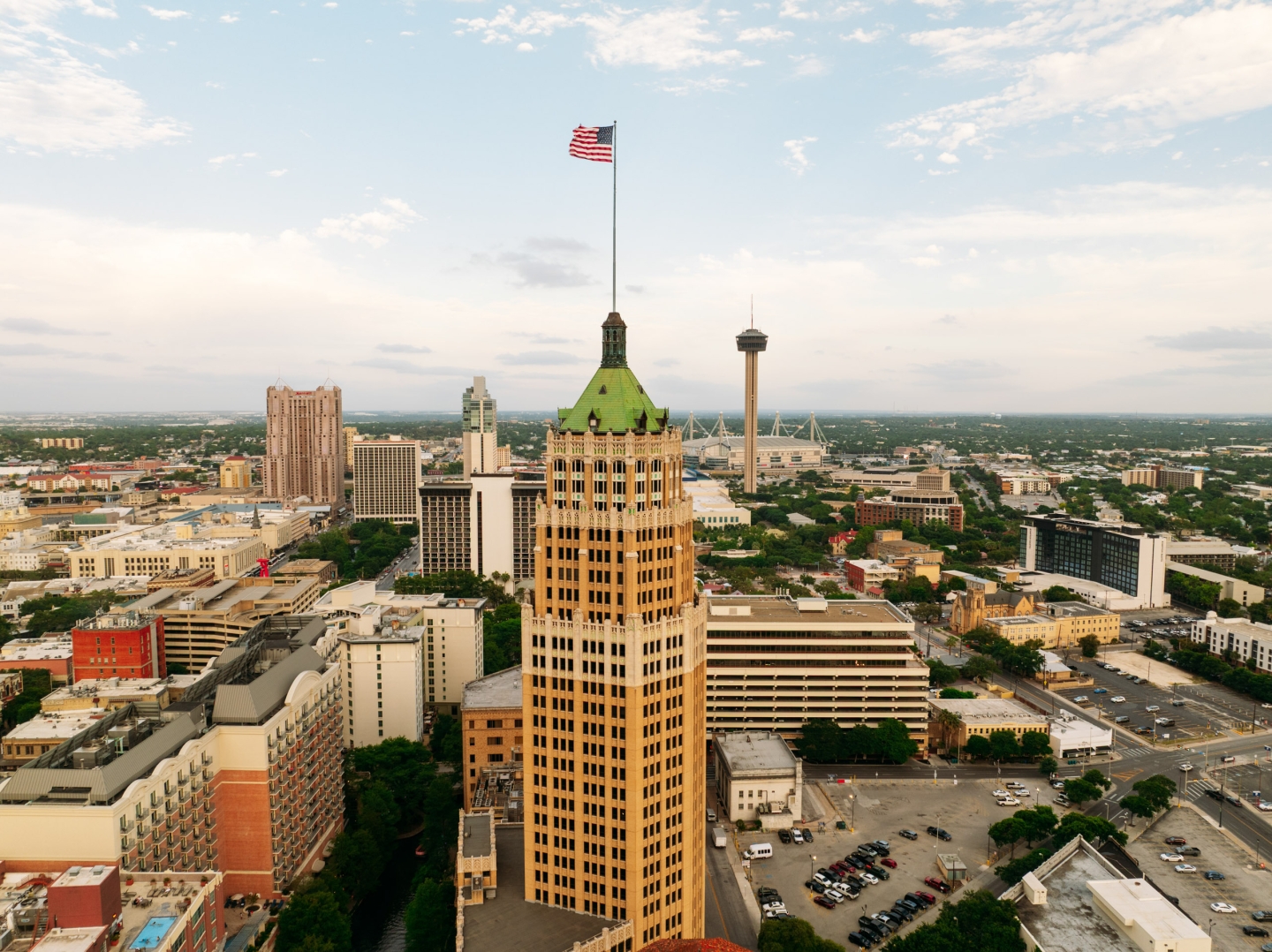san antonio at dusk